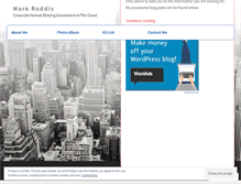 Tablet Screenshot of markroddis.com